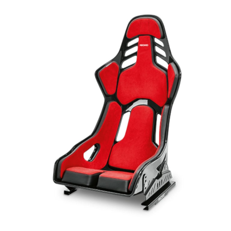 Alcantara Red / Leather Black