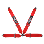TRS Magnum 4 Point Mazda MX-5 Mk1 Mk2 Harness Belt Red-MH229-0003-MX5-GSM Performance